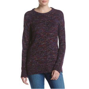 Womens Relativity Side Tie Knit Sweater Mulberry Wine Size  XL   NWT